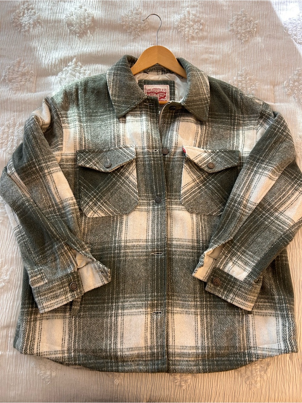 Levi's Plaid Shirt Jacket